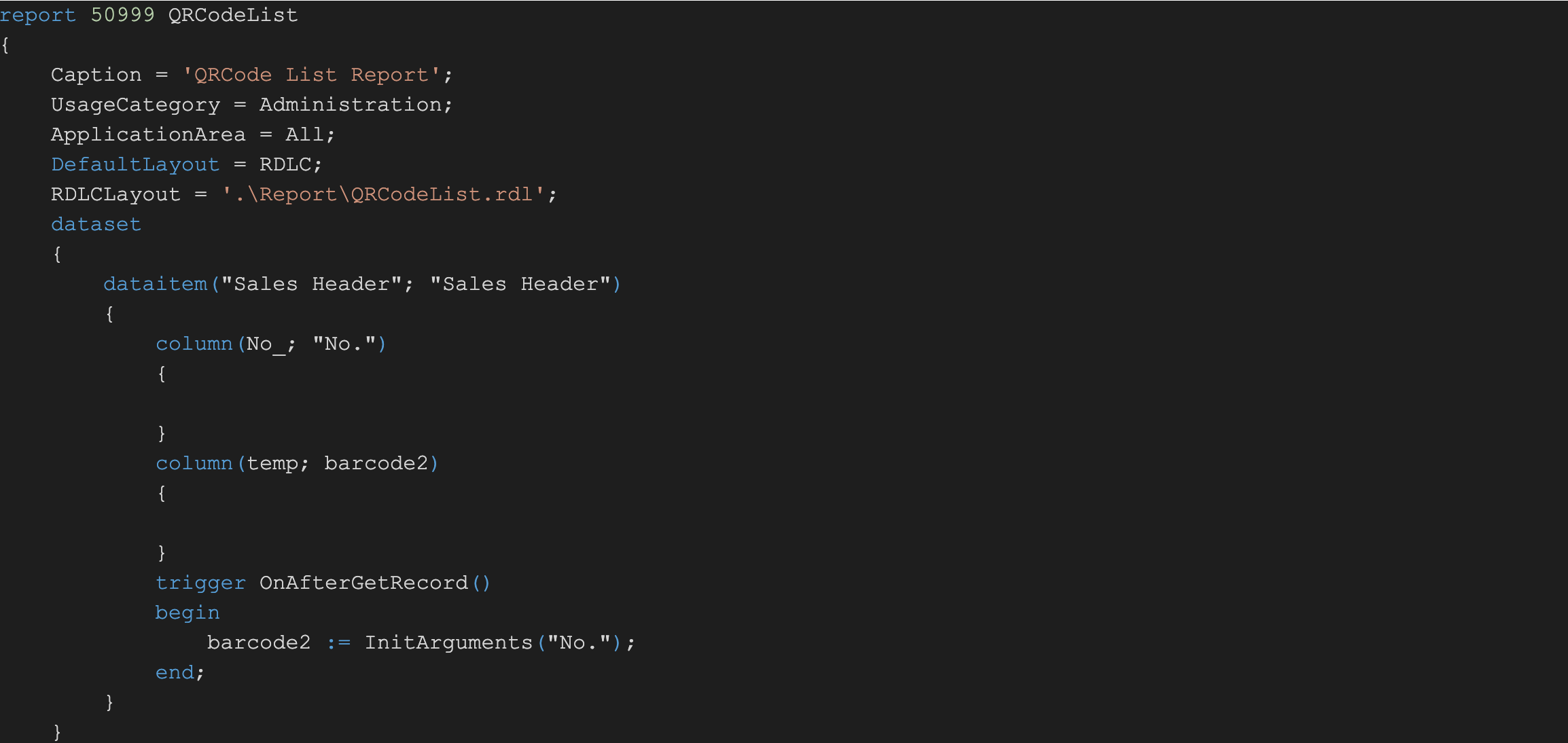 Generate QR code in Business Central using Third party Webservice link