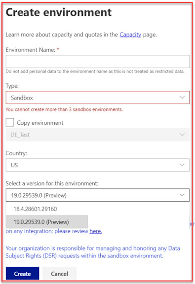 Business Central 2021 release wave 2 - Preview Environments.