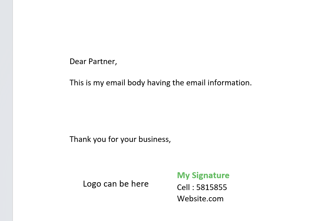 convert Wordlayout report (Docx) into Text and add it in Email Body through AL Code while sending Email